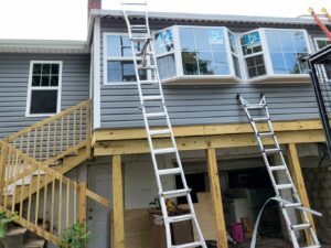 New energy-efficient window installed by E & A Construction LLC in a residential Indiana home