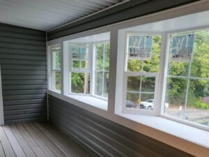 New energy-efficient window installed by E & A Construction LLC in a residential Indiana home